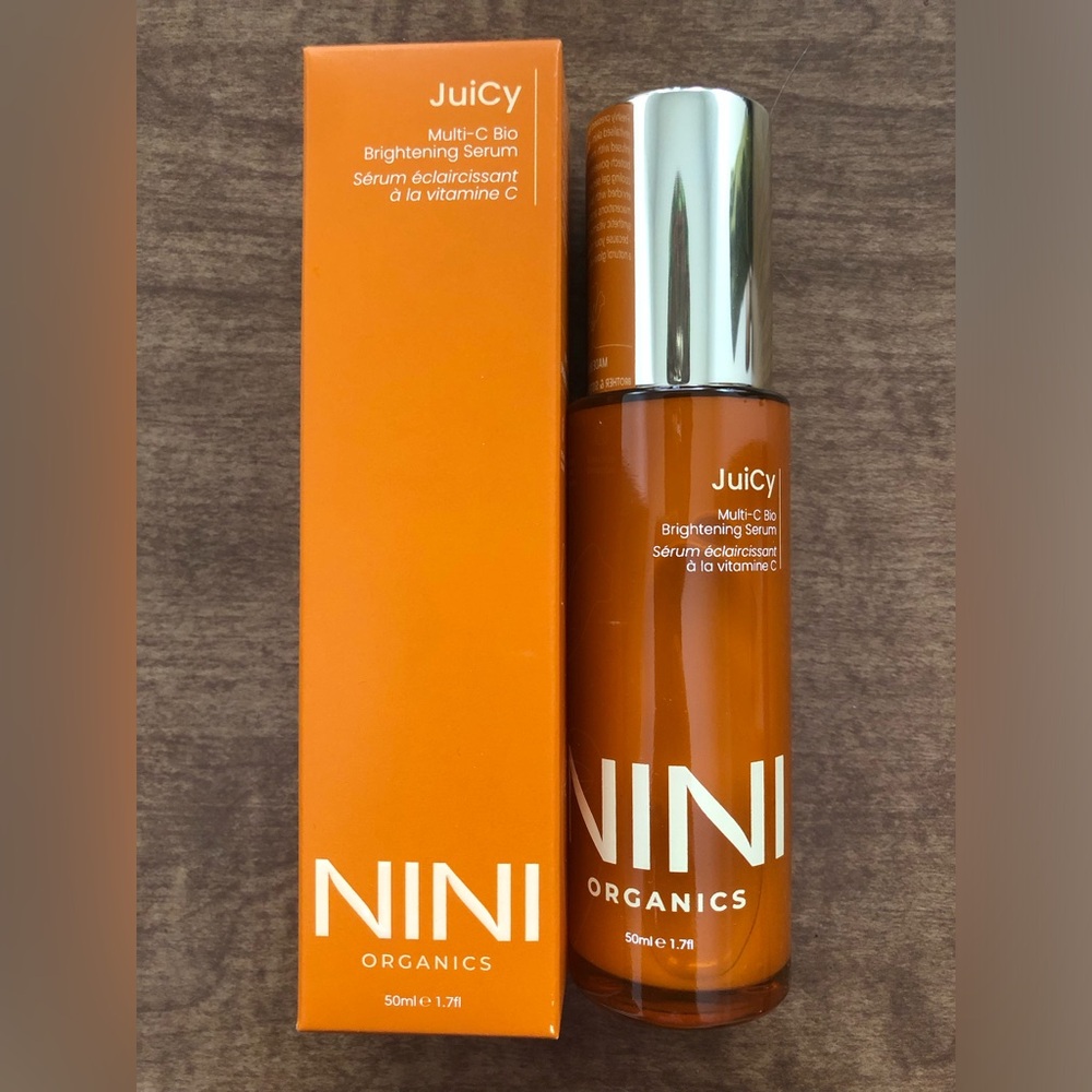 NINI Organics Juicy Multi-C Brightening Serum 1.7 oz 50ml Full Size ~ NIB!! 🧡